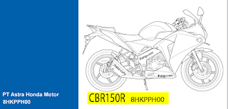 Wiring Honda CBR150R kode 8HKPPH00
