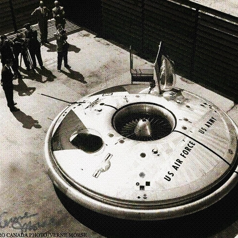 Military flying saucer.