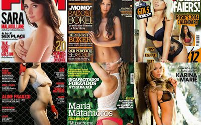 Best Men's Magazines cover girls