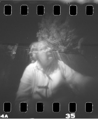 Infrared pinhole camera selfie Judith Hoffman