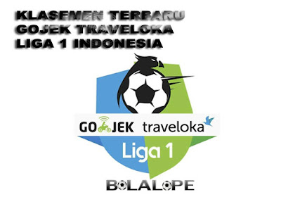  Sebuah Liga Resmi yang sudah di restui oleh FIFA maupun PSSI menjadi sebuah kabar yang me Klasemen Gojek Traveloka Liga 1  2017/2018