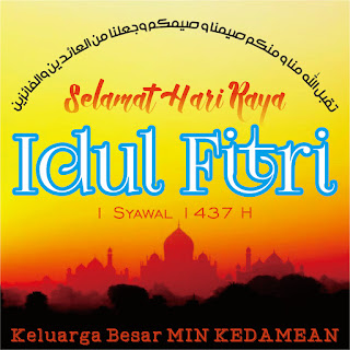 Selamat Hari Raya Idul Fitri 1437 Hijriah