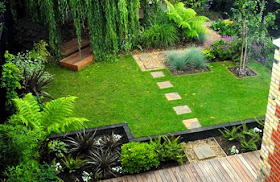 TARA JB'S: Modern homes garden ideas.