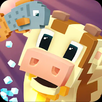 blocky farm para hileli apk