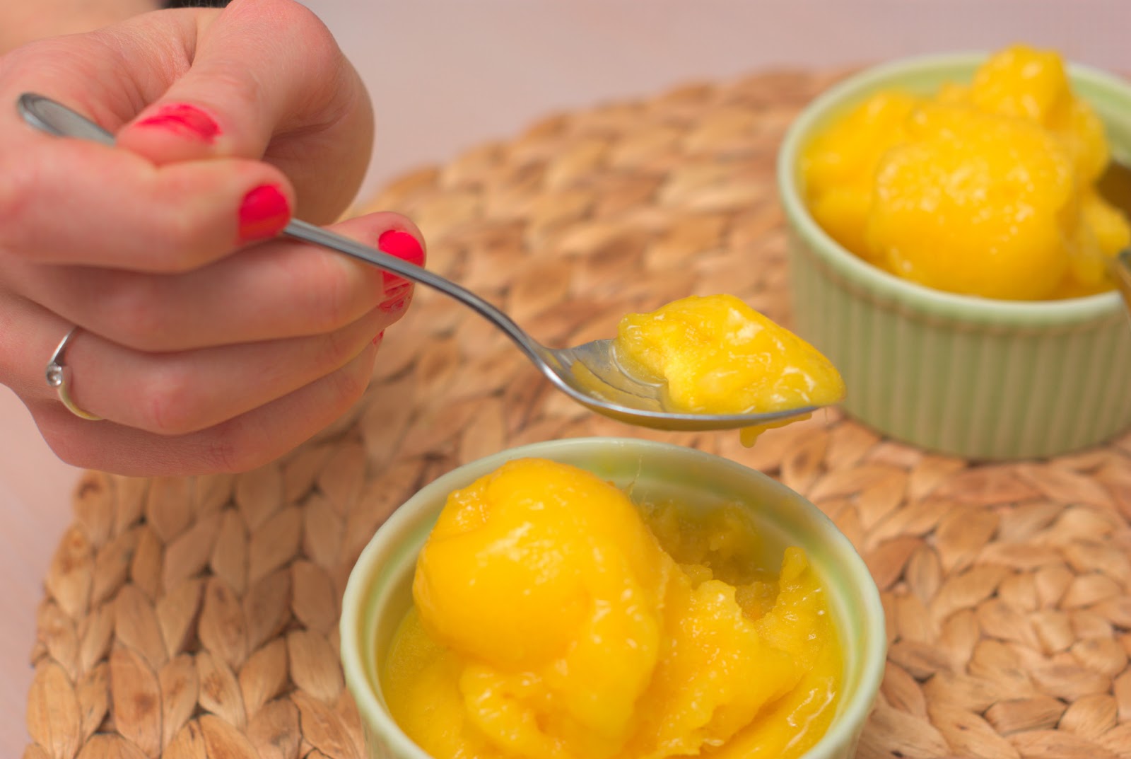 Mango Ginger Sorbet