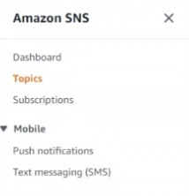 Servicio de notificación simple AWS