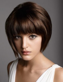 short bob hairstyles with bangs for straight hair own