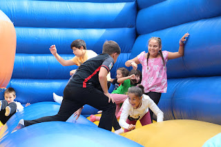 Carrera proeuskera y actividades infantiles en las fiestas de Rontegi