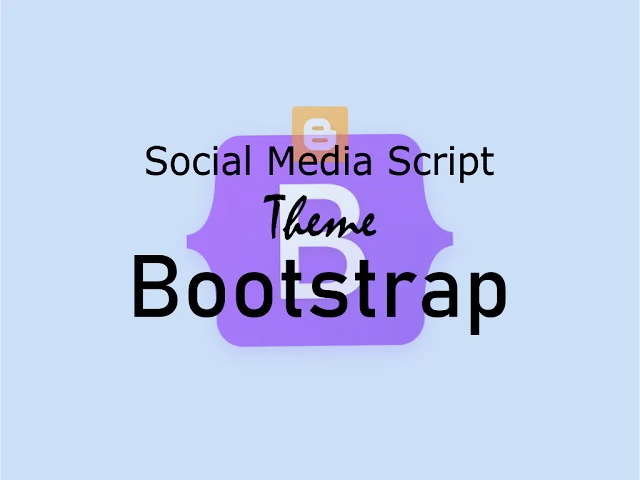 social media script bootstrap