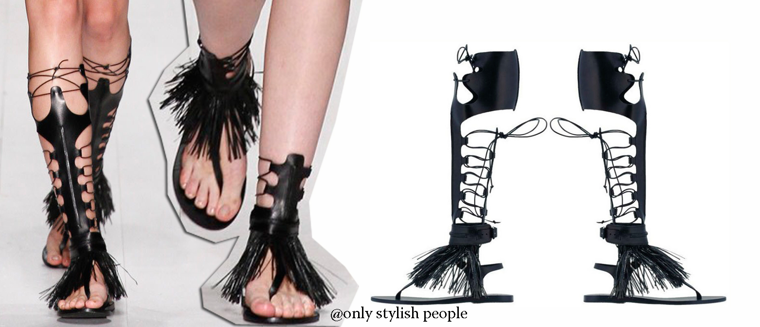 Marios Schwab x Ancient Greek Sandals . Love it | Only Stylish People