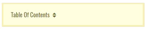 Table Of Contents with show/hide button