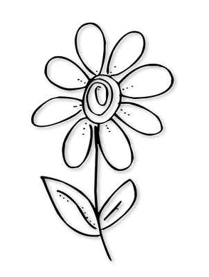 Flowers Clipart, Free Clipart, Free Coloring Pages