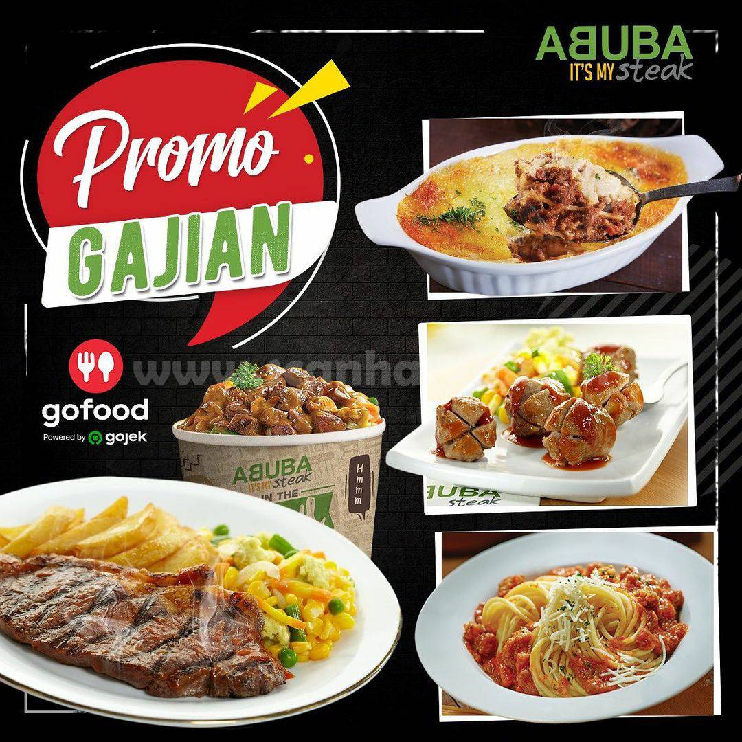 Abuba Steak Promo Gajian Paket Spesial via GOFOOD hingga 31 desember 2020