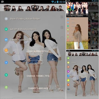 BBM Whatsapp Tema 9Muses V3.0.1.25 Apk