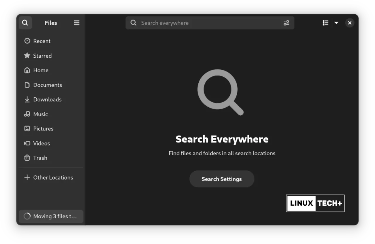 GNOME 46 Files: Global Search, Progress Tracking, Faster Views