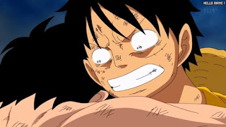 ワンピースアニメ 頂上戦争編 483話 エース ルフィ ACE LUFFY | ONE PIECE Episode 483