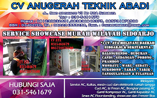 Service Showcase Murah Wilayah Sidoarjo 