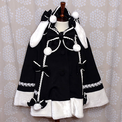 Bodyline Bunny Ear Pom Pom Cloak (modified from coat) (2011)