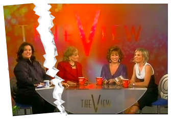 The View with Rosie O'Donnell being ripped out