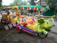 Kereta Mini Sepeda Motor Gajah