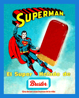 1980 Bresler - Superman Helado Ice Cream