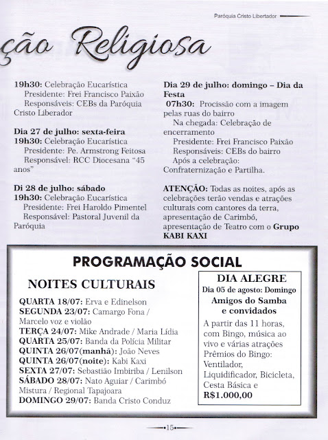 REVISTA DA FESTA DE SANT'ANA - 2018 - PAG 14