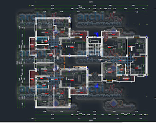 download-autocad-cad-dwg-file-Accommodation-of-LES-PLANS-200