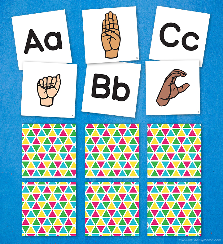 Free Printable ASL Alphabet Match Game