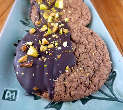 Gluten Free Chocolate Pistachio Cookies