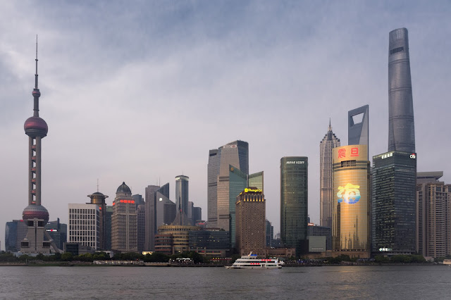 šanghaj, shanghai, Pudong, Bund, čína, china, cestování