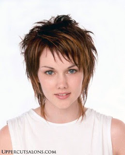 Girls Layered Shag Hairstyle Picture Gallery