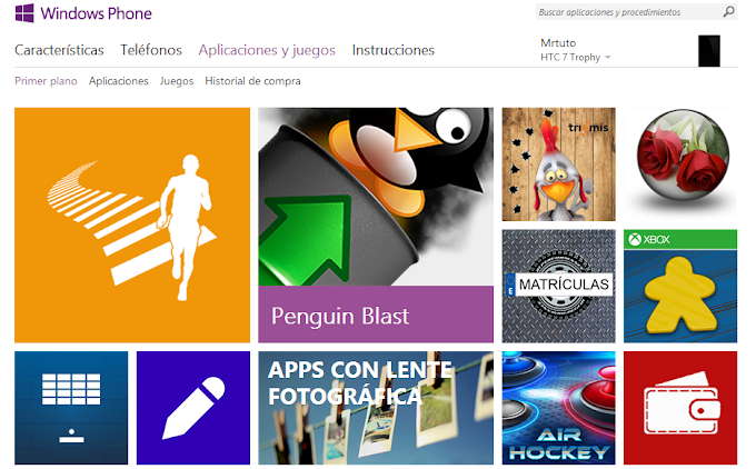 Descargar e instalar apps desde el navegador web   directamente a su Windows Phone  