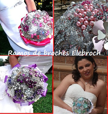 Ramos de novia de broches