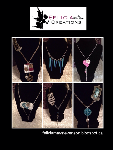 Polymer clay jewelry by Felicianation