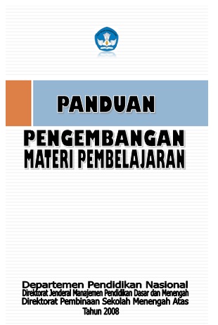 Download Pedoman Pengembangan Bahan Ajar (Materi Ajar)