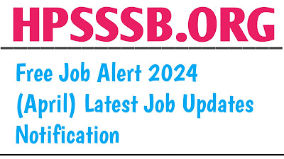 Freejobalert 2024 (April) Latest Job Updates Notification