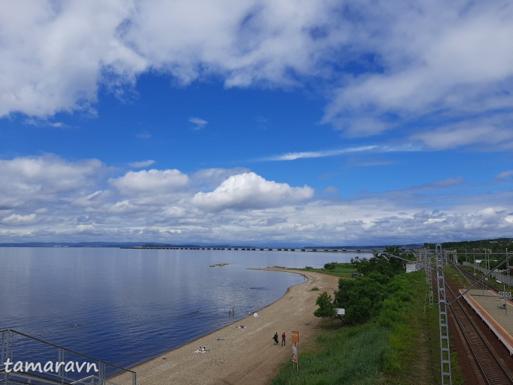 Море на станции Седанка