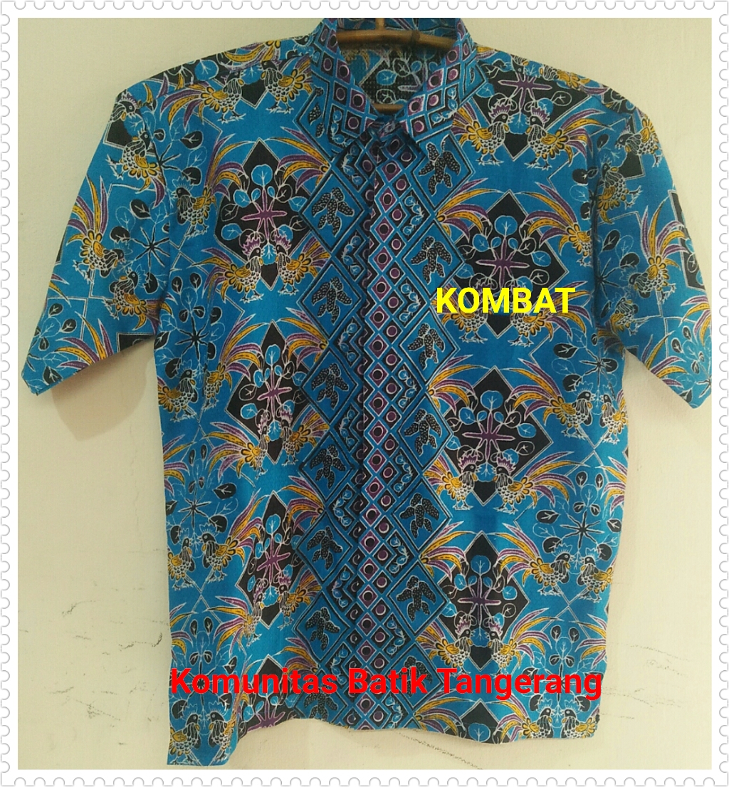 Baju Batik  Motif  Ayam Wareng Kab Tangerang 