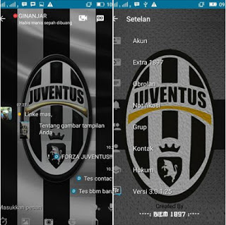 BBM MOD Juventus V3.0.1.25 Apk Update