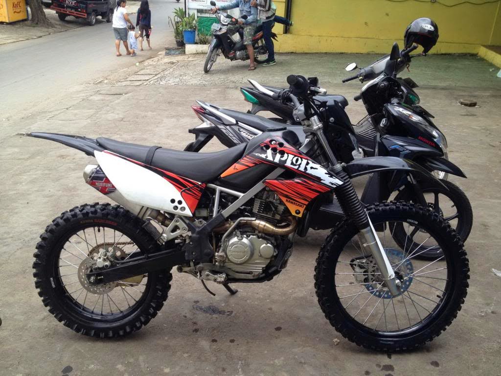 Modifikasi Motor Trail Jadul Supra Fit Bebek Fiz R Klx Ktm