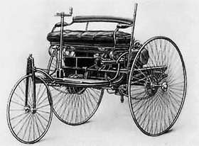 Motorwagen, the first car with gasoline