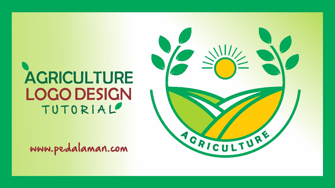 Membuat desain logo agriculture