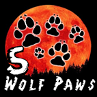 5 wolf paws