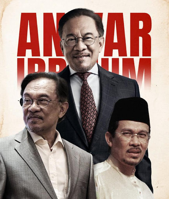 Anwar Ibrahim dilantik sebagai Perdana Menteri Ke-10