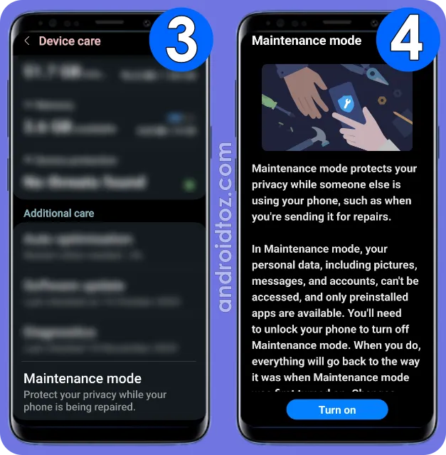 Turn On Maintenance Mode on Samsung (2)