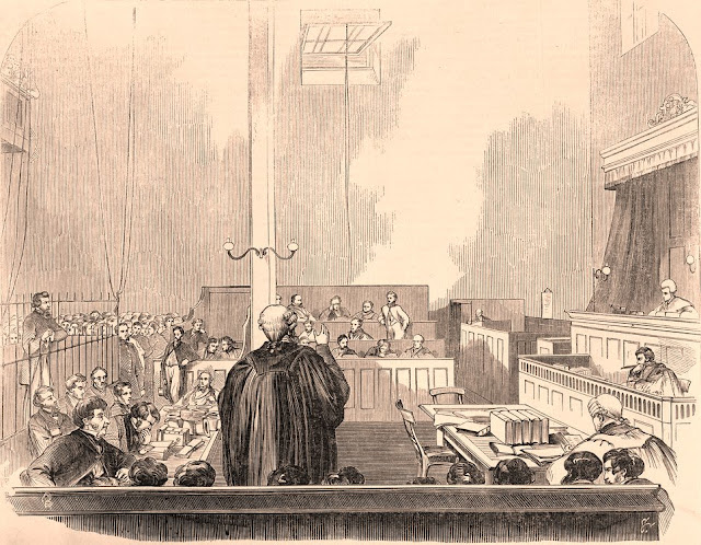 Trial of Frank Gardiner, the bushranger, at the Supreme Court, Sydney