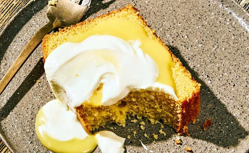 Ricotta Cornmeal Pound Cake