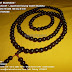 Japamala Kalung tasbih Buddha KAYU EBONI HITAM 108 biji 8 mm