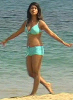 Konnie Huq bikini photo on beach