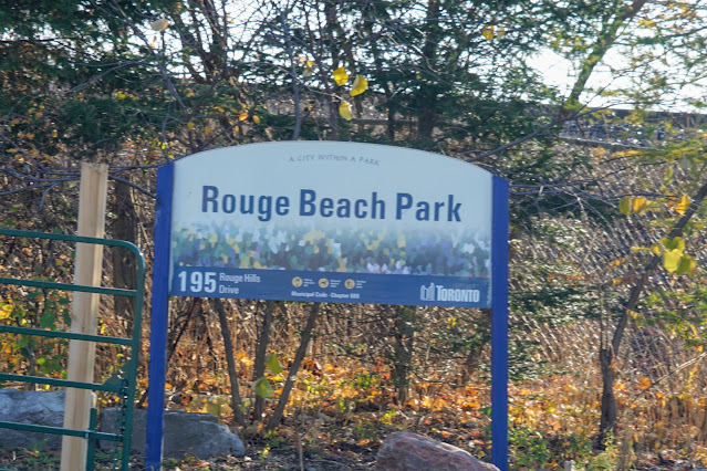 Rouge Beach Park sign